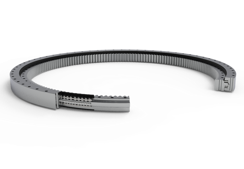 外圈帶齒六排圓柱滾子轉(zhuǎn)盤